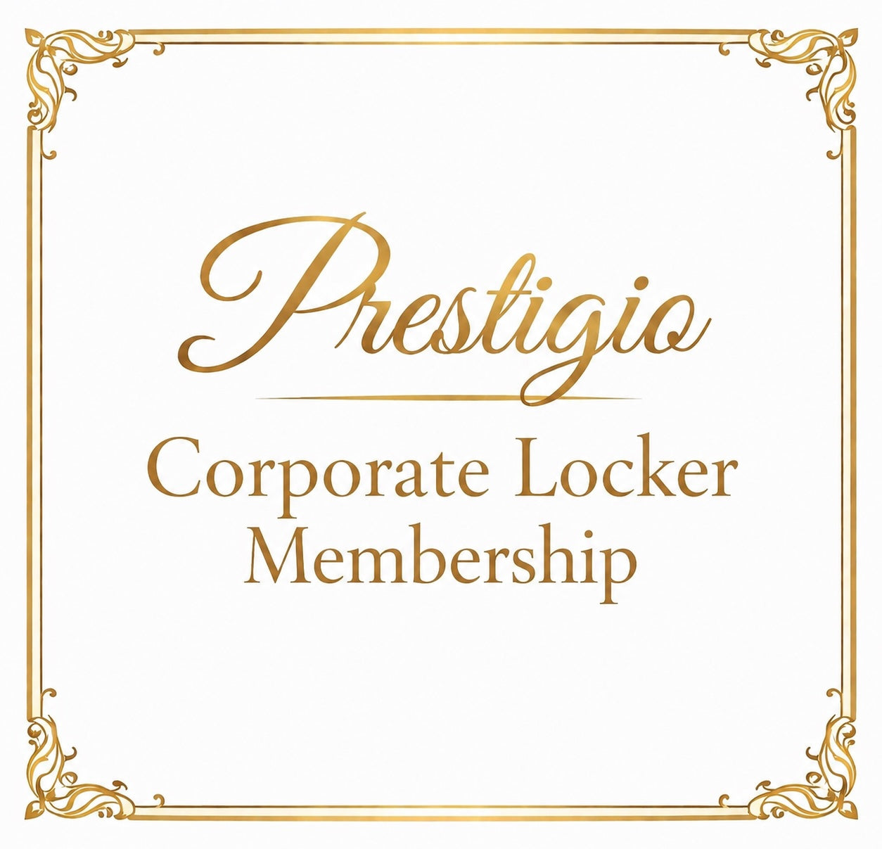 Prestigio Club Corporate Locker Membership Subscription Monthly