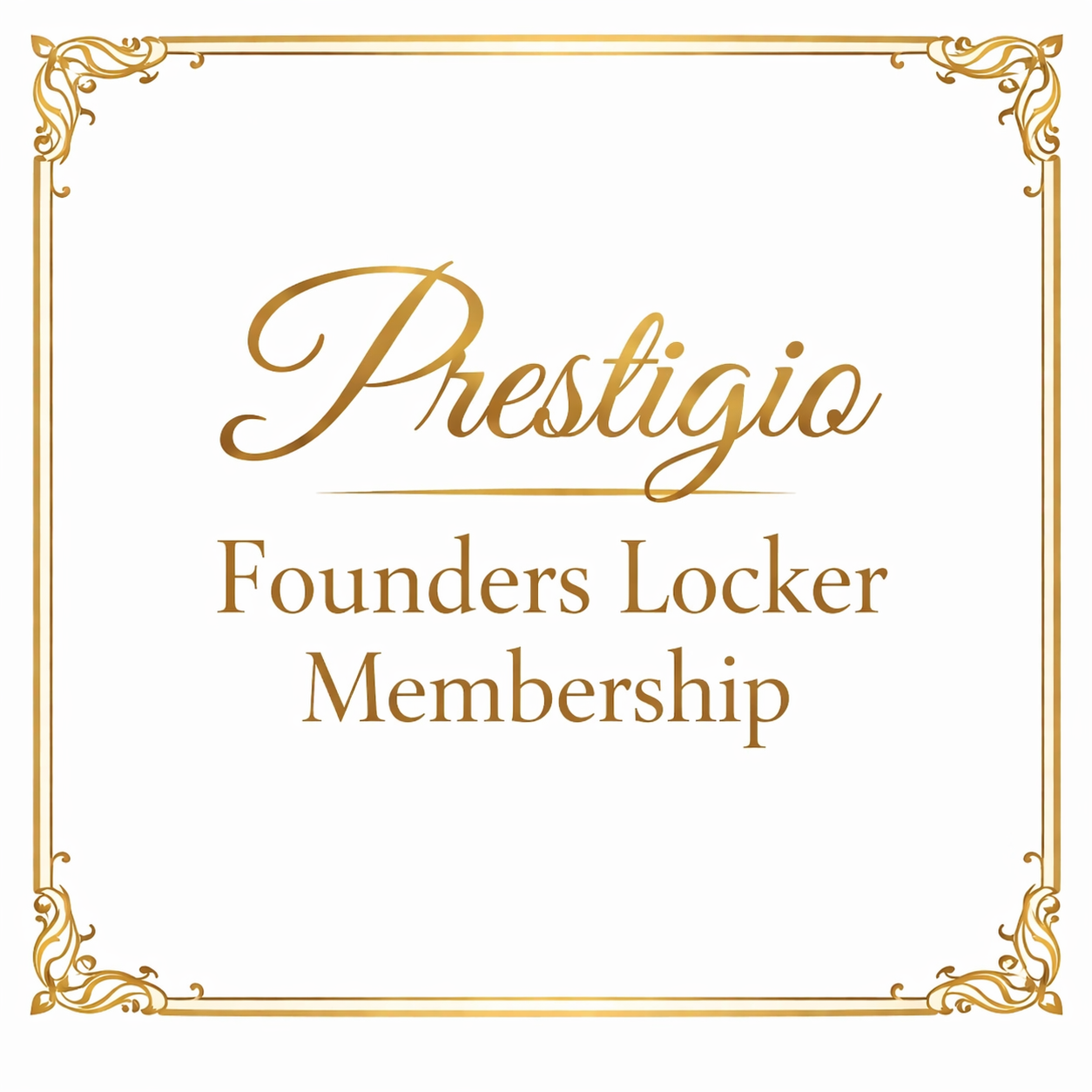 Prestigio Club Founders Locker Membership Subscription Monthly
